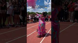 I promised my students I would do a separate gender reveal JUST for them 🥰 ftm gender reveal [upl. by Hillegass]