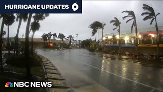 Threats of tornadoes as Hurricane Milton makes landfall in Florida [upl. by Older]