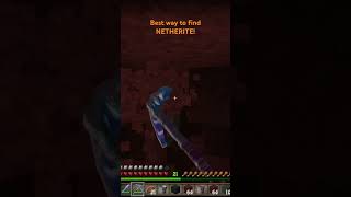 How to get NETHERITE the EASY way Minecraft Tutorial [upl. by Kennedy]