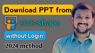 How to download PPT from Slideshare without Login  2024 [upl. by Yhtommit]