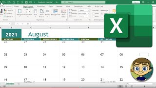 Creating a Calendar in Excel [upl. by Edwyna765]