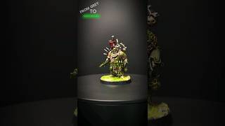 WARHAMMER 40K Death Guard Plague Marines Miniatures Painting hobby passion art gunsnroses fyp [upl. by Ennairac184]