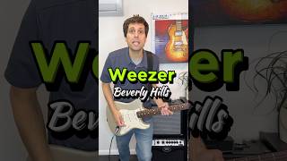 Beverly Hills  Weezer  Guitar Solo guitar solo weezer [upl. by Tedmund13]