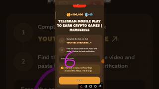 TELEGRAM MOBILE PLAY TO EARN CRYPTO GAMES  MEMEGIRLS  Memefi New Video Code [upl. by Littell675]