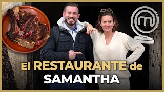 CONOZCO a SAMANTHA MASTERCHEF y COMEMOS en SU RESTAURANTE [upl. by Eycal]