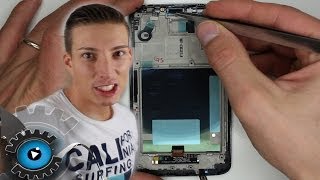 LG G2 Display  Rahmen Tauschen Wechseln Reparieren DeutschGerman Frame middleframe [upl. by Elleinahc]