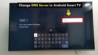 How to Change DNS Server in Android TV [upl. by Aloz535]