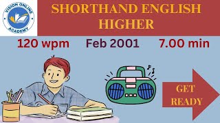 Shorthand English Senior Feb 2001 120 wpm [upl. by Treblig]