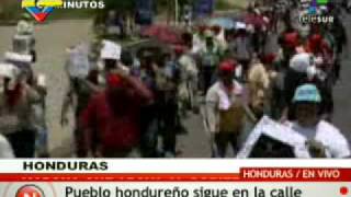 HONDURAS Resistencia popular en Honduras [upl. by Nawud811]