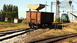 PKP cargo SM42 1085 zrzuca węglarkę z górki rozrządowej [upl. by Wilmer]