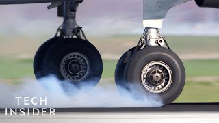 Why Plane Tires Dont Explode On Landing [upl. by Hcnarb]