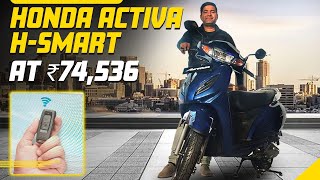 2023 Honda Activa HSMART  New Features Smart Key and Alloy Wheels  Detailed Walkaround [upl. by Adnert]