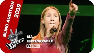 Sia  Unstoppable Leonie  Blind Auditions  The Voice Kids 2019  SAT1 [upl. by Anwad606]