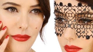 Glamorous Vintage Inspired Party Makeup Tutorial [upl. by Nogem]