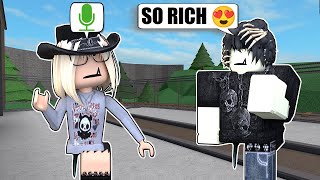 I PRETENDED to be a RICH EMO GIRL IN MM2 [upl. by Adina]