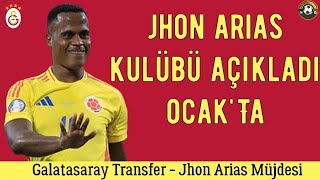 Galatasaray Transfer⚽️ Jhon Arias Galatasaray galatasaray jhonarias [upl. by Wright]