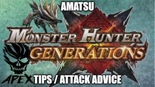 MHX  MHGen AMATSU Tips and attack advice  Learn to avoid its attacks [upl. by Yesllek]