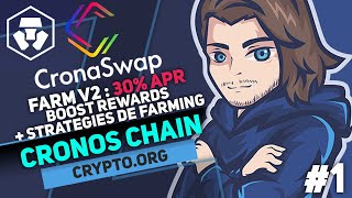 Cryptocom CRONOS  CRONASWAP v2  30 APR avec le BOOST REWARDS [upl. by Eirollam463]