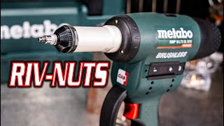 QUICK amp EASY Metabo 18V Cordless Rivet Nut Tool [upl. by Ventre639]