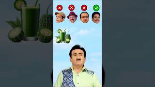 Memory Test Challenge 🤯  Tmkoc jethalal 😲 IQ Test shortsfeed gk tmkoc [upl. by Earvin294]