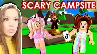 We Went To The HAUNTED Campsite in BROOKHAVEN with IAMSANNA Roblox Roleplay [upl. by Grondin]