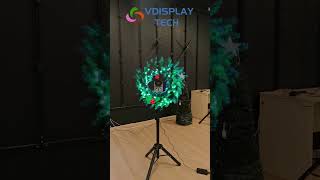 65cm 3D Hologram LED FAN Display 3ddisplay hologram fyp [upl. by Kyriako574]