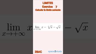 Exercice 7 Limites 2BAC Maths [upl. by Rodmun]