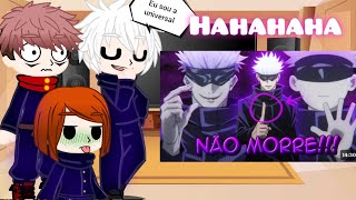 Jujutsu kaisen react É IMPOSSÍVEL MATAR ESSE TAL DE GOJO •VoiceMakers• 🩵 [upl. by Ardek]