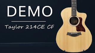 Taylor 214ceCF DLX SB DEMO  Muziekhuis Souman [upl. by Kihtrak624]