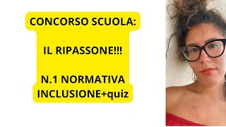 RIPASSO E QUIZ 1 NORMATIVA INCLUSIONE [upl. by Fitting]