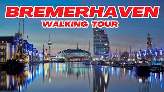 Bremerhaven Germany 🇩🇪 Walking Tour 2024  4K 60fps HDR [upl. by Orv]