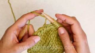 How to knit edge stitches in garter stitch [upl. by Enelyam]