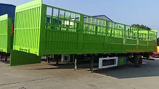 Cargo Fence Trailer Truck For Sale [upl. by Dlaner]