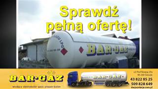 Propanbutan transport gazu Sieradz BarGaz [upl. by Hippel]