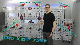 EPIC NERF FORT  ULTIMATE TACTICOOL CASTLE [upl. by Aholah]