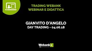 Lezioni di day trading con Gianvito DAngelo  Webinar Webank [upl. by Mulloy]