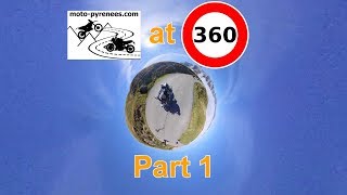 Moto Pyrenees Video 360 Part 1 [upl. by Alejandro668]