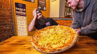 BEAT THIS ALL YOU CAN EAT PIZZA SLICE RECORD AND YOU EAT FOR FREE  BeardMeatsFood [upl. by Darrelle]