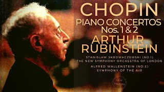 Chopin  Piano Concertos No1 2  Remastered Centurys recording Arthur Rubinstein [upl. by Nileve667]