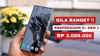 RAJA HP 3 JUTAAN NGAMUK SNAPDRAGON 8 Gen 1 Ram 12256 GB 200 MP  HP 3 JUTA TERBAIK AWAL 2024 [upl. by Gabbi]