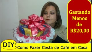 DIY  Como Fazer Cesta de Café da Manhã [upl. by Bruckner215]