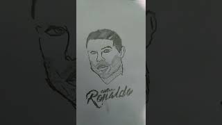 Short Drowing video 📸 Cristiano Ronaldo 😍Entertainment [upl. by Eva]