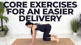 Daily Pregnancy Core Workout For An Easy Delivery 10 MINUTES [upl. by Josh]