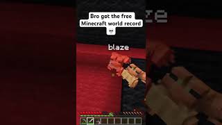 Blud got the free Minecraft world record [upl. by Pontus]