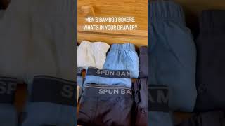 Mens Bamboo Boxers Whats in your drawer [upl. by Greff]