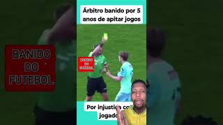 CARTÃO VERMELHO INJUSTAMENTE arbitrodefutebol futebolbrasileiro futebolinternacional [upl. by Elam]