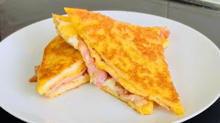 Egg Sandwich｜黃金三文治｜完美的早餐！簡單又美味！ [upl. by Amado]