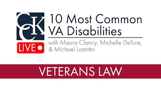 10 Most Common VA Disabilities Among Veterans [upl. by Atirb]