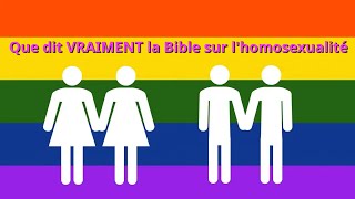 SELON LES TÉMOINS DE JÉHOVAH QUE DIT VRAIMENT LA BIBLE SUR LHOMOSEXUALITÉ [upl. by Suiram]