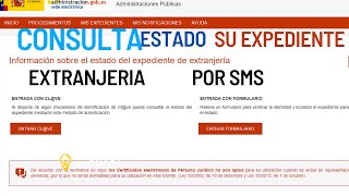 📱¿Cómo Consultar el ESTADO DEL EXPEDIENTE DE EXTRANJERÍA por Movil SMS Fácil y Rápido PARTE I [upl. by Ddot]